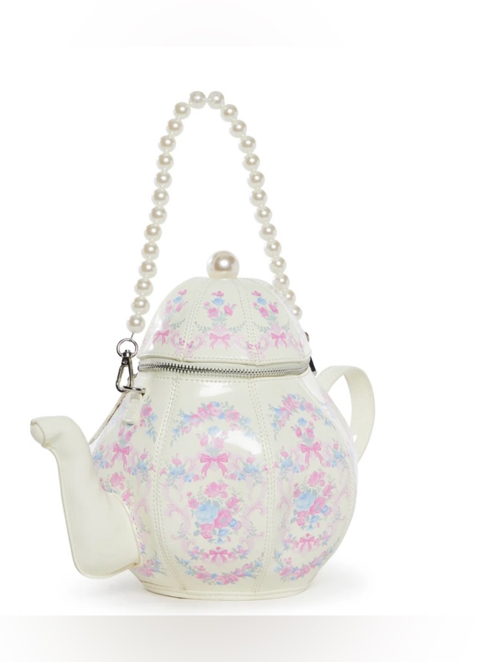 NWT Dolls Kill Sugar Thrillz Tea Pot Society Pleather Purse - Picture 8 of 10